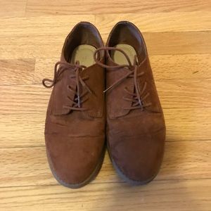 *CLEARANCE* brown forever 21 suede shoes